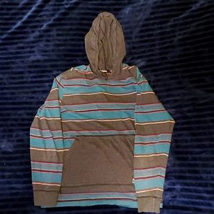 Point Zero Men's lightweight Striped Hoodie